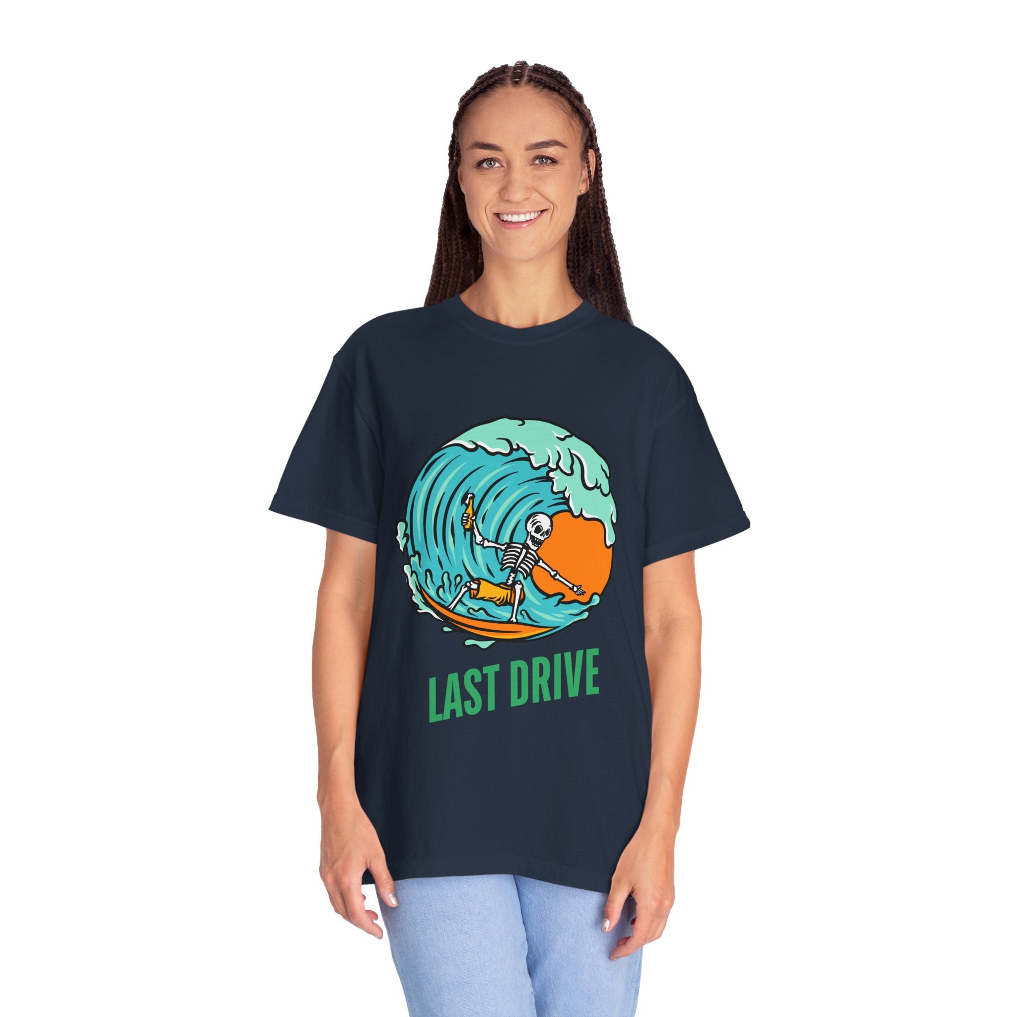 Skeleton Surfing Last Drive T-Shirt