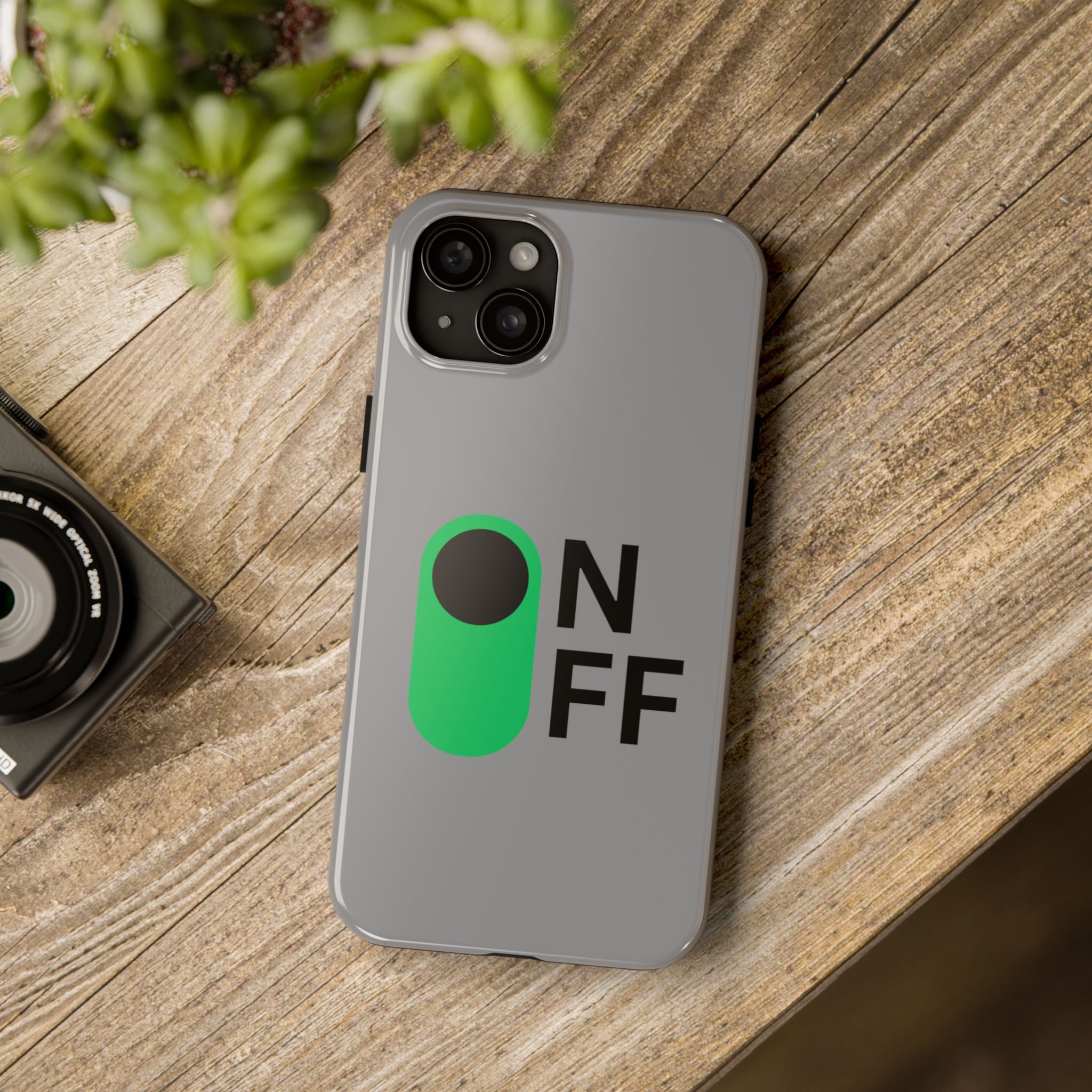 ON/OFF Switch Tough Phone Case - Durable Protection for Tech Lovers