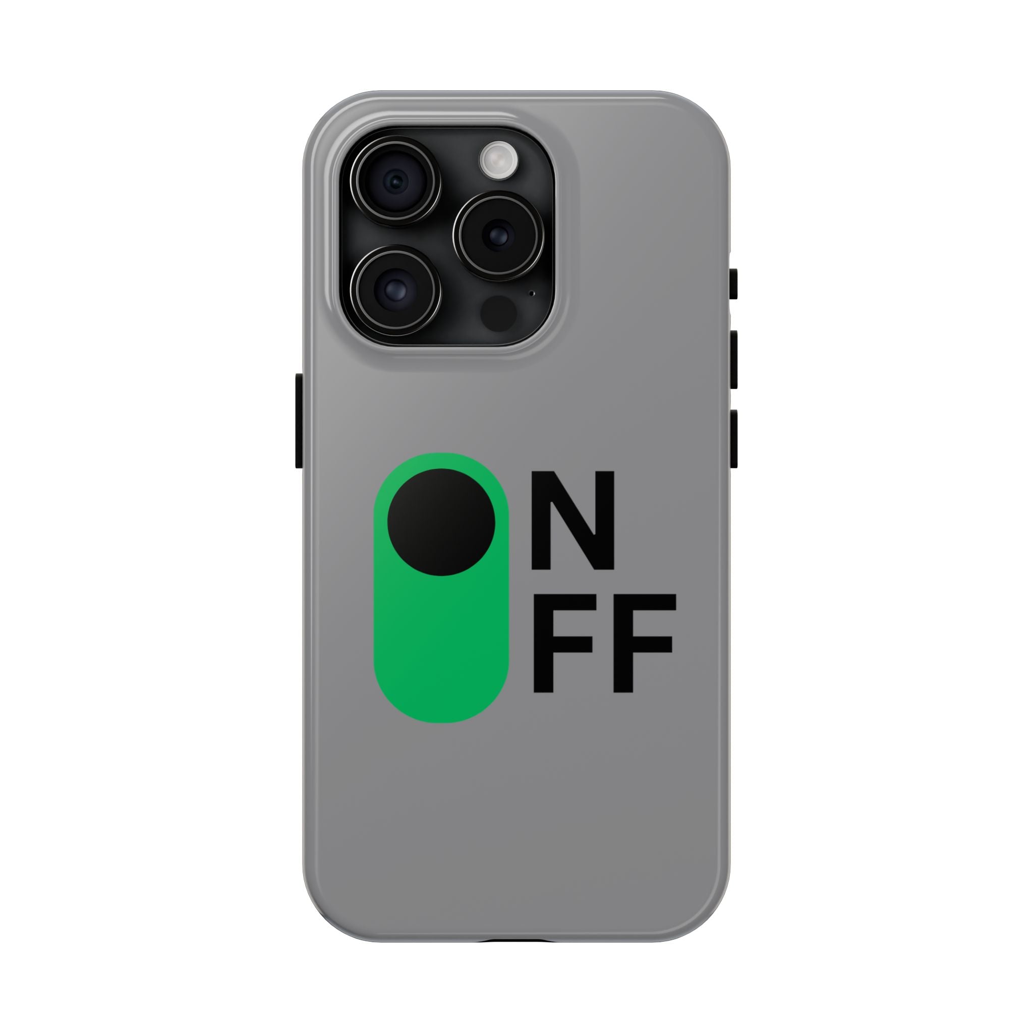 ON/OFF Switch Tough Phone Case - Durable Protection for Tech Lovers