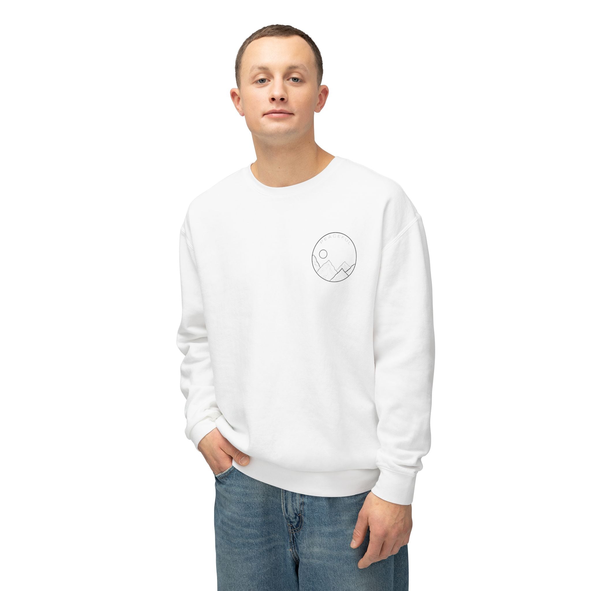 Sweatshirt - Mountain & Wave Design