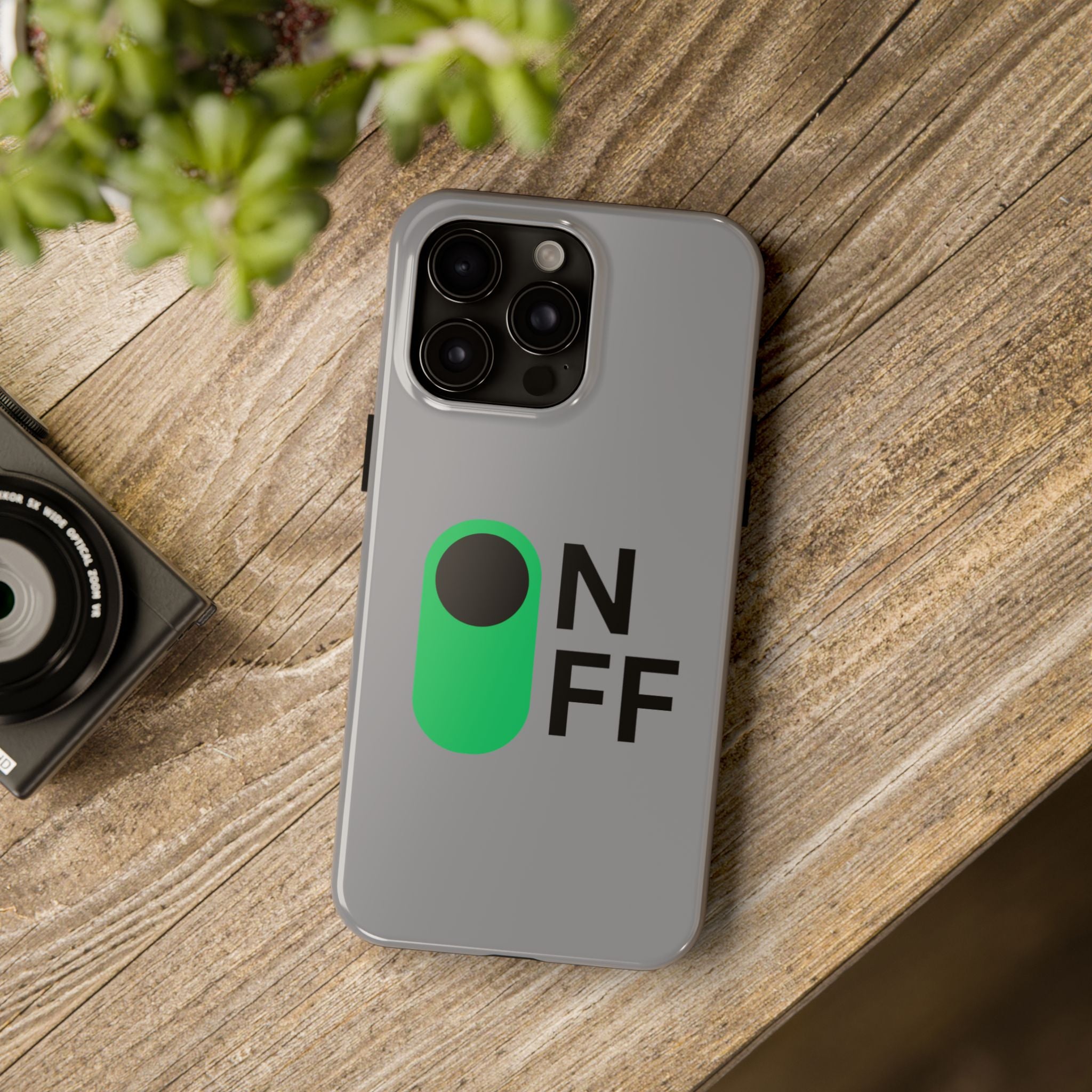 ON/OFF Switch Tough Phone Case - Durable Protection for Tech Lovers