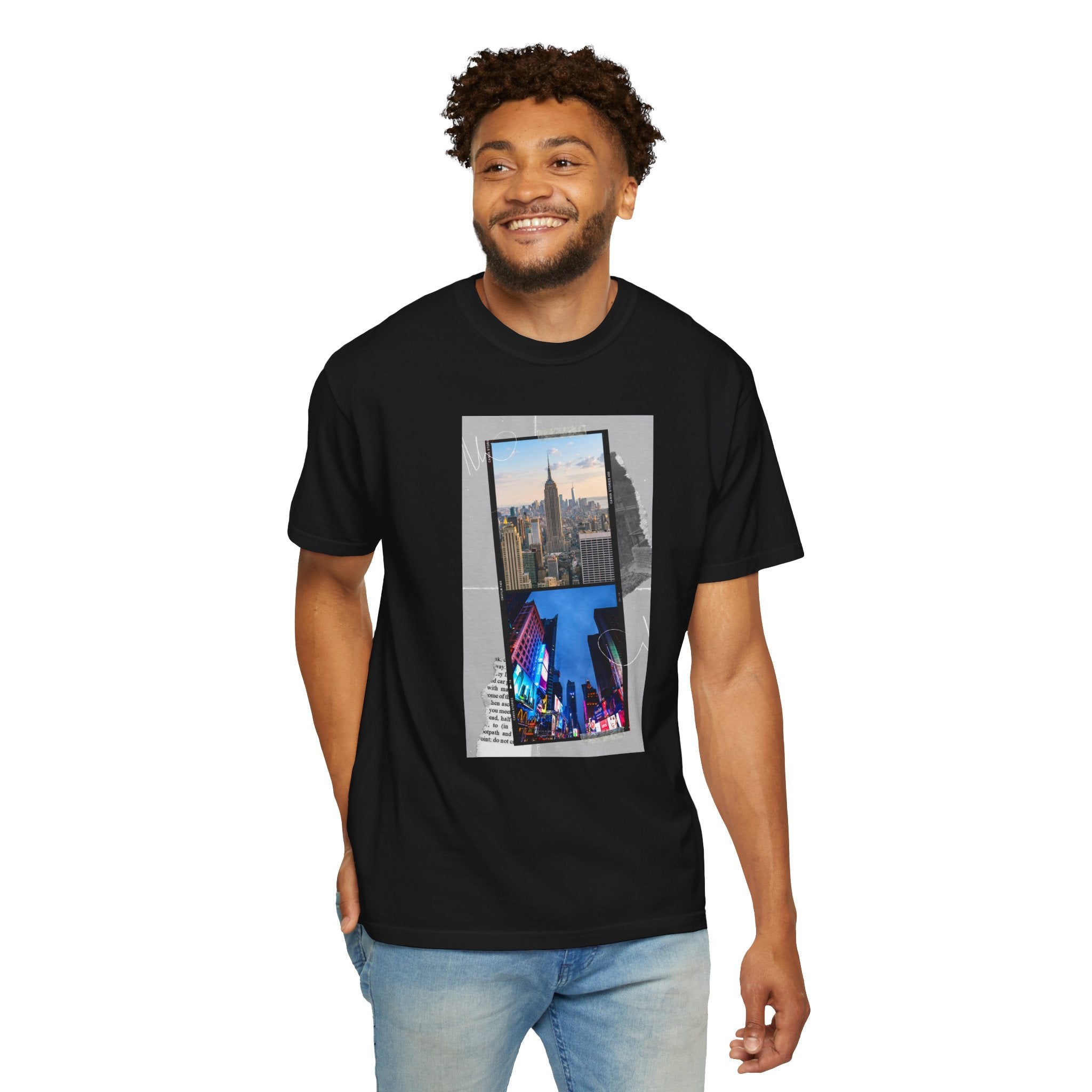 Cityscape Graphic T-Shirt - Urban Photography Design