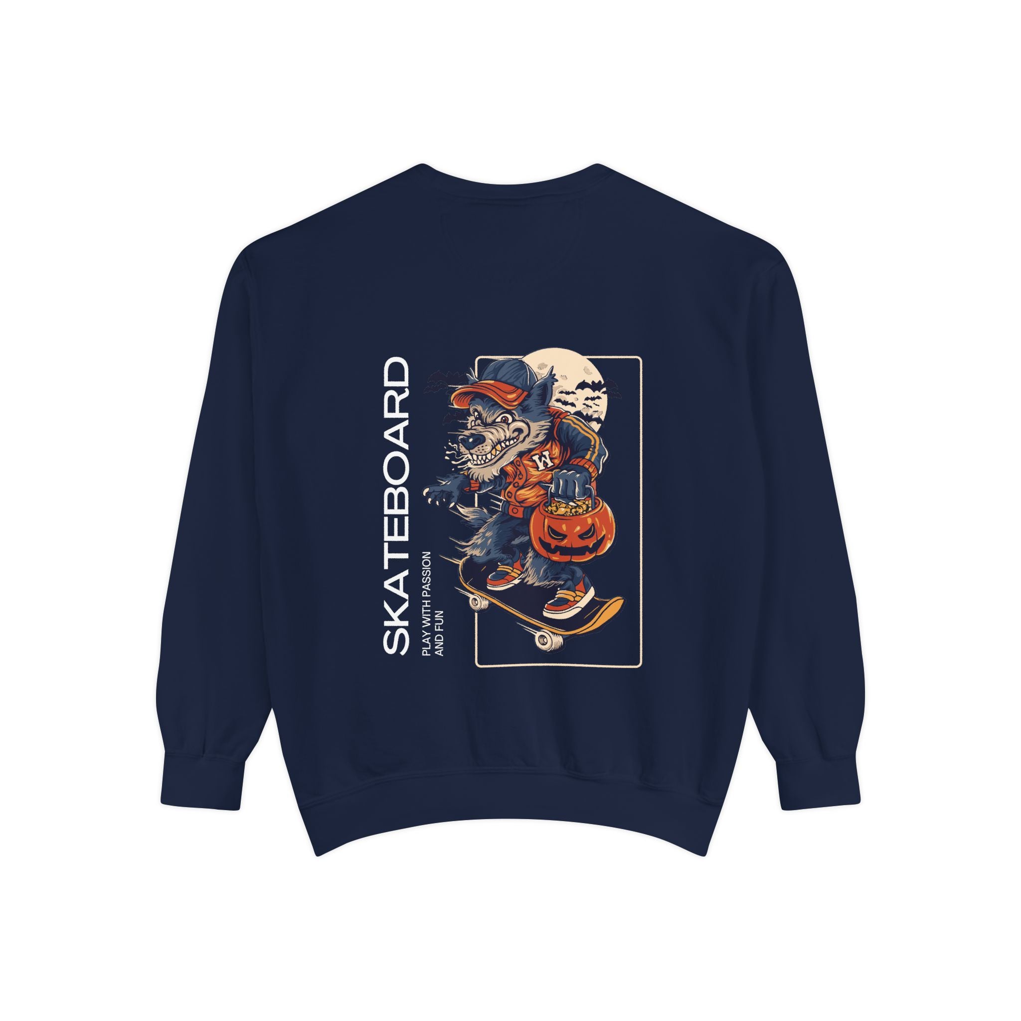 Sweatshirt with Graphic Skull Design – Perfect for Casual Wear and Street Style