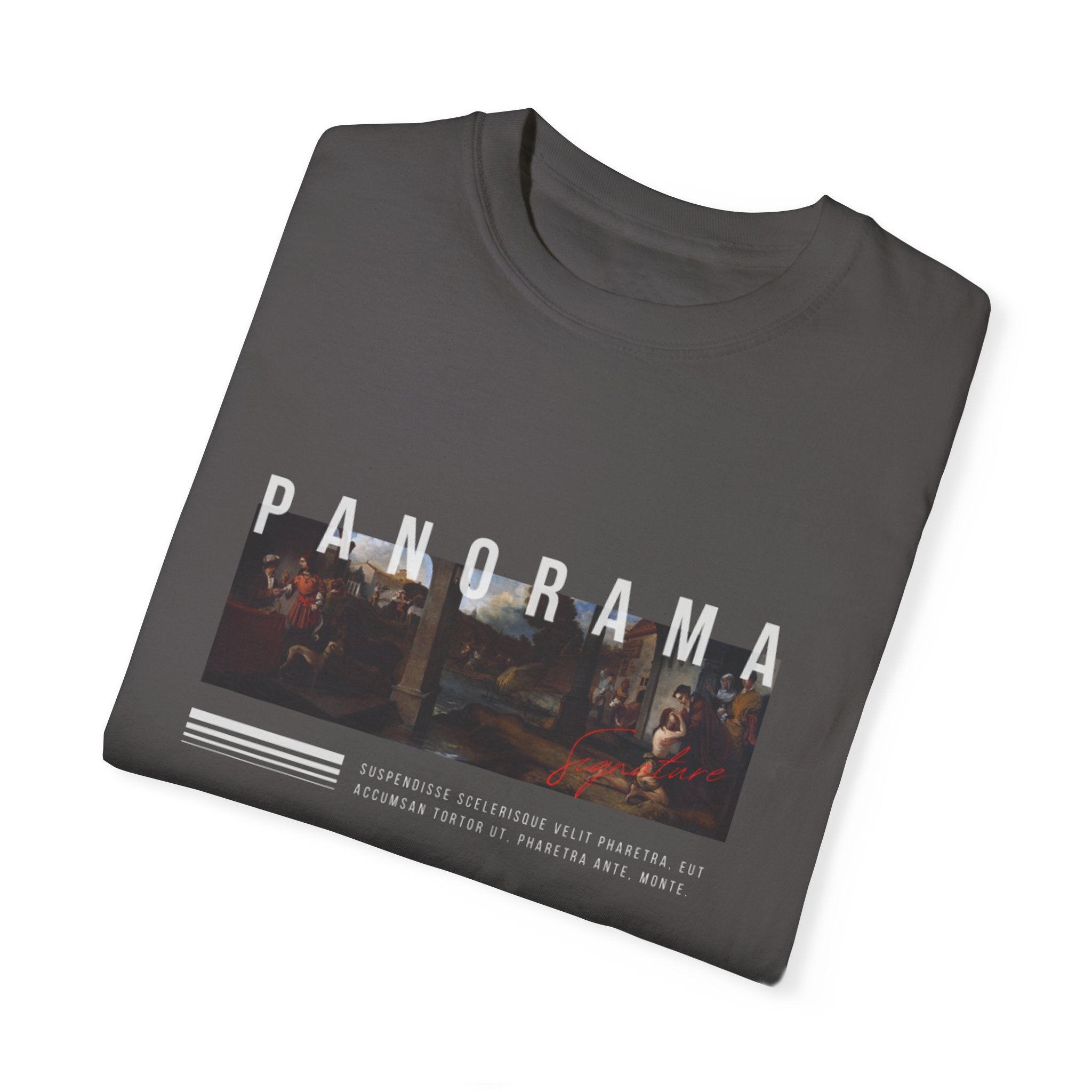 T-Shirt - 'PANORAMA' Vintage Art Design