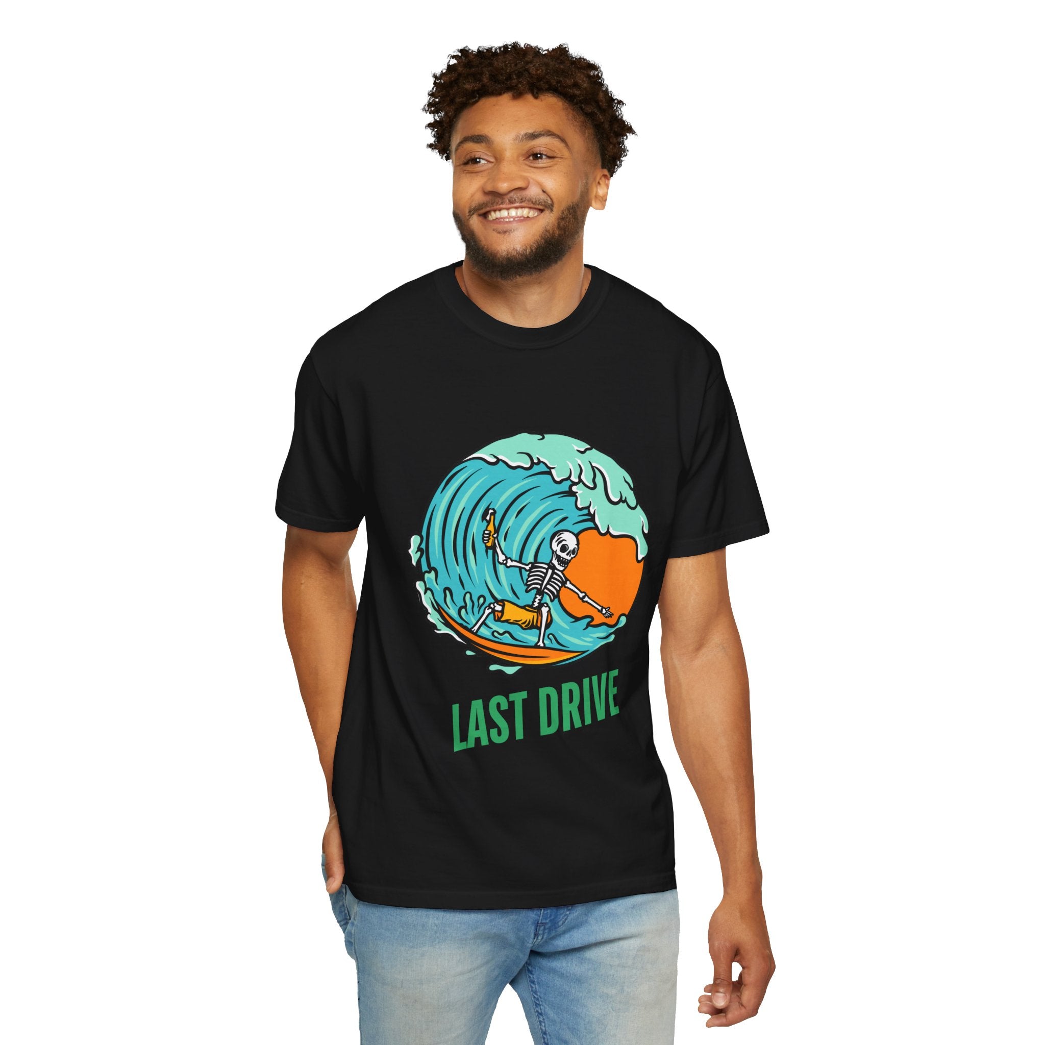 Skeleton Surfing Last Drive T-Shirt