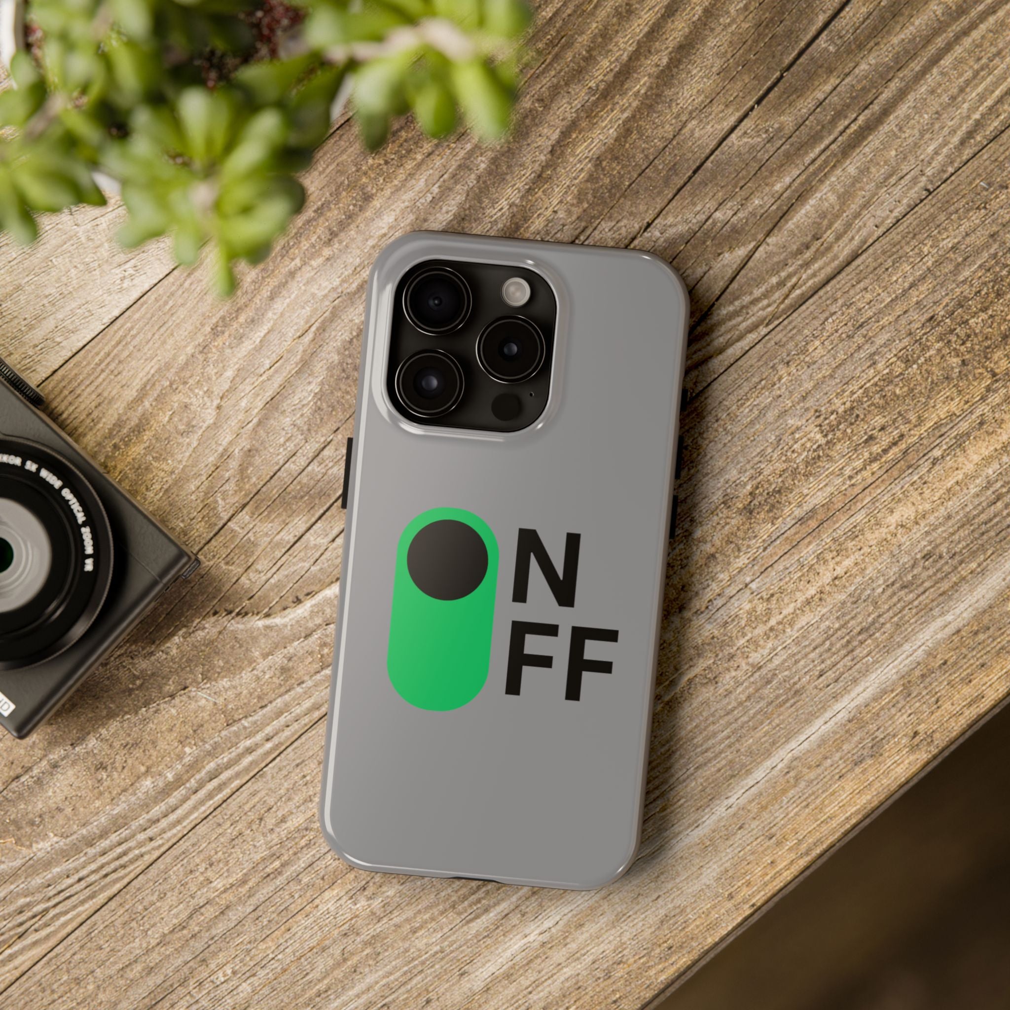 ON/OFF Switch Tough Phone Case - Durable Protection for Tech Lovers