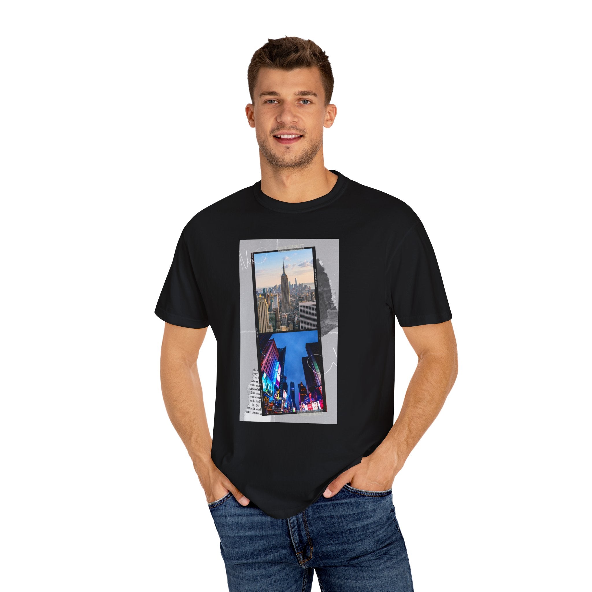 Cityscape Graphic T-Shirt - Urban Photography Design