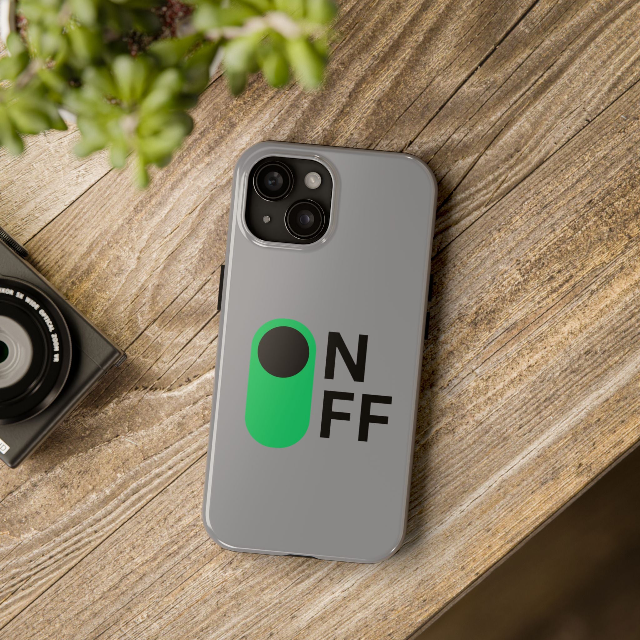 ON/OFF Switch Tough Phone Case - Durable Protection for Tech Lovers